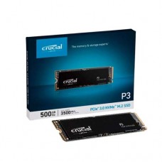 Disco Duro Interno Crucial P3 500GB SSD Estado Solido 80mm M.2 PCIe
