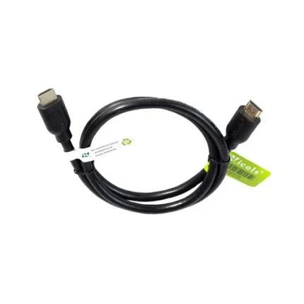 Cable HDMI Standard Encauchetado 4K V1.4 1Mts