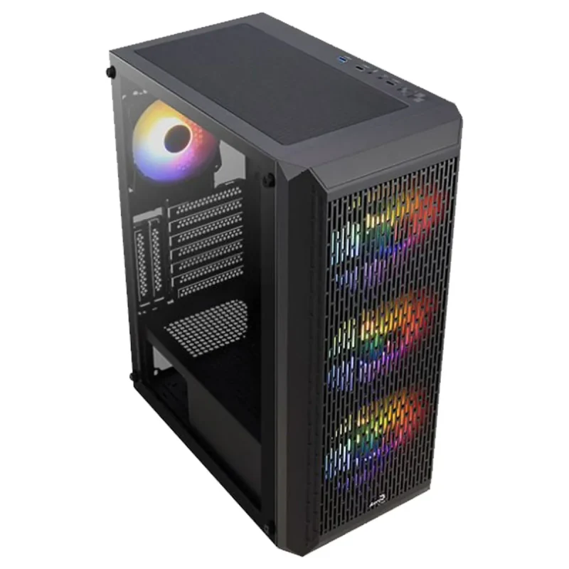 Caja ATX Aerocool Beam Mid Tower Negro