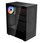 Caja ATX Aerocool Pivot Mid Tower Negro