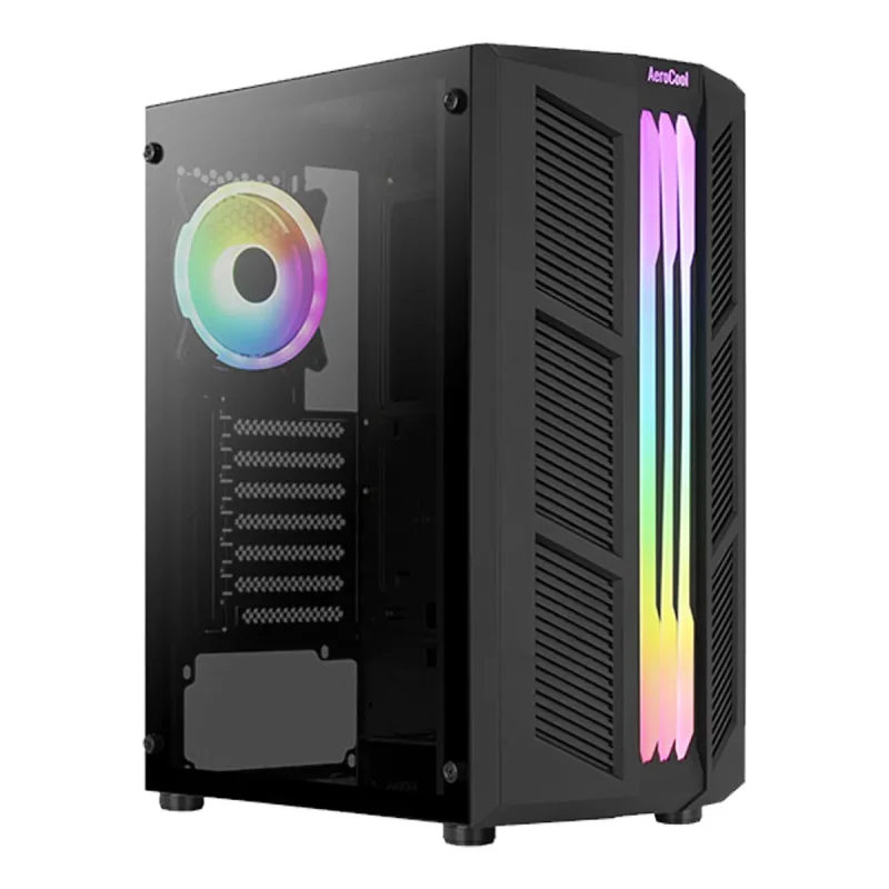 Caja ATX Aerocool Prime ARGB Mid Tower Negro