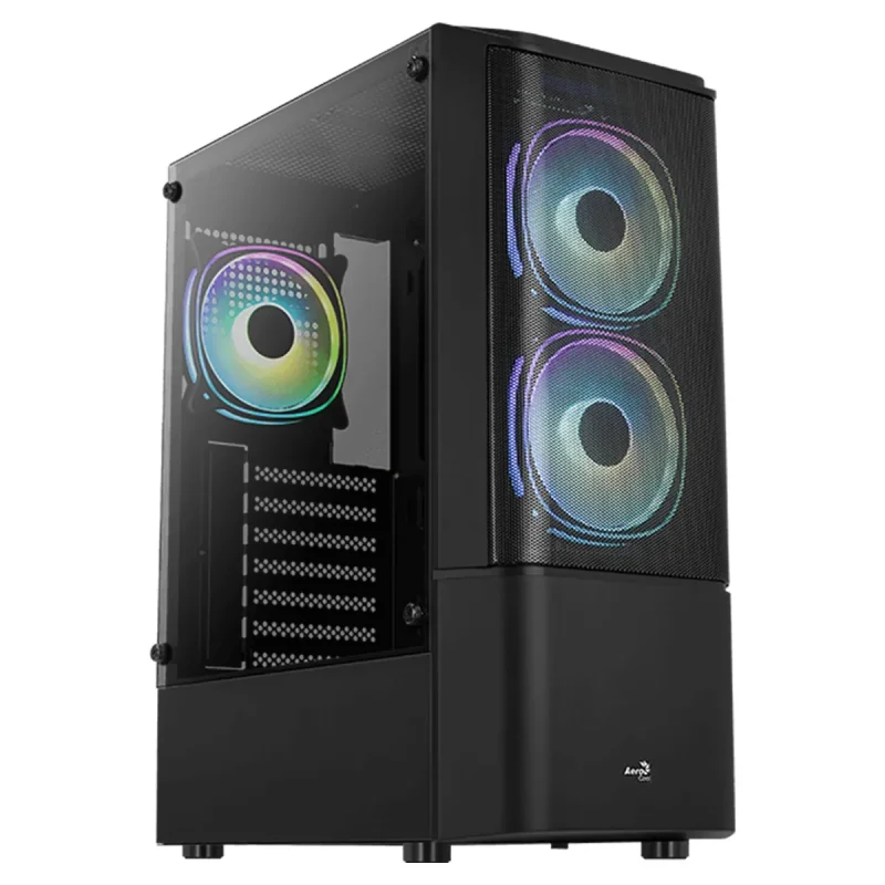 Caja ATX Aerocool Quantum Mesh Mid Tower Negro