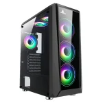 Caja ATX ICEBERG Crystal G11 Mid Tower Negro
