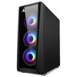 Caja ATX ICEBERG Crystal G11 Mid Tower Negro