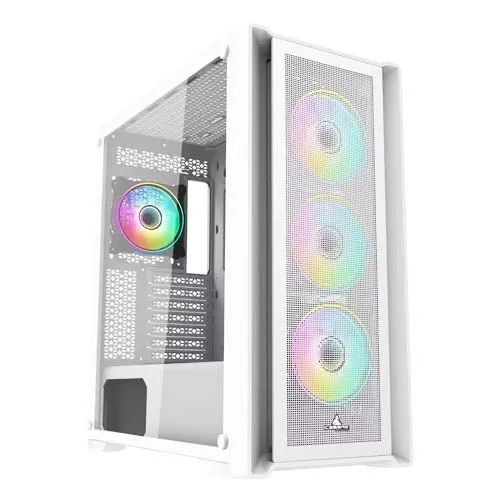 Caja ATX ICEBERG Titan M16 Mid Tower Blanco