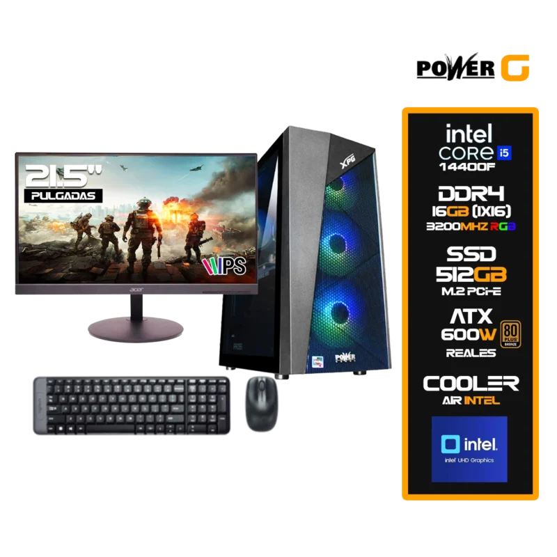 Computador Gamer Intel Core i5-14400
