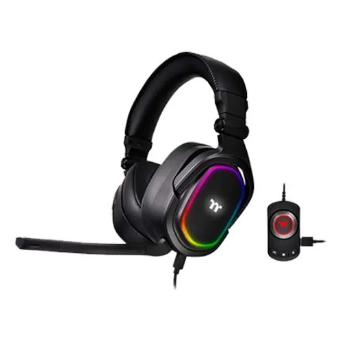 Diadema Thermaltake ARGENT H5 RGB 7.1 Surround Negro USB y Jack 3.5mm