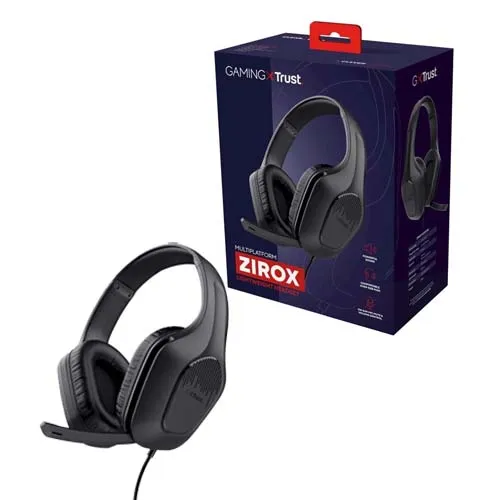Diadema Trust GXT 415 ZIROX Negro Jack 3.5mm
