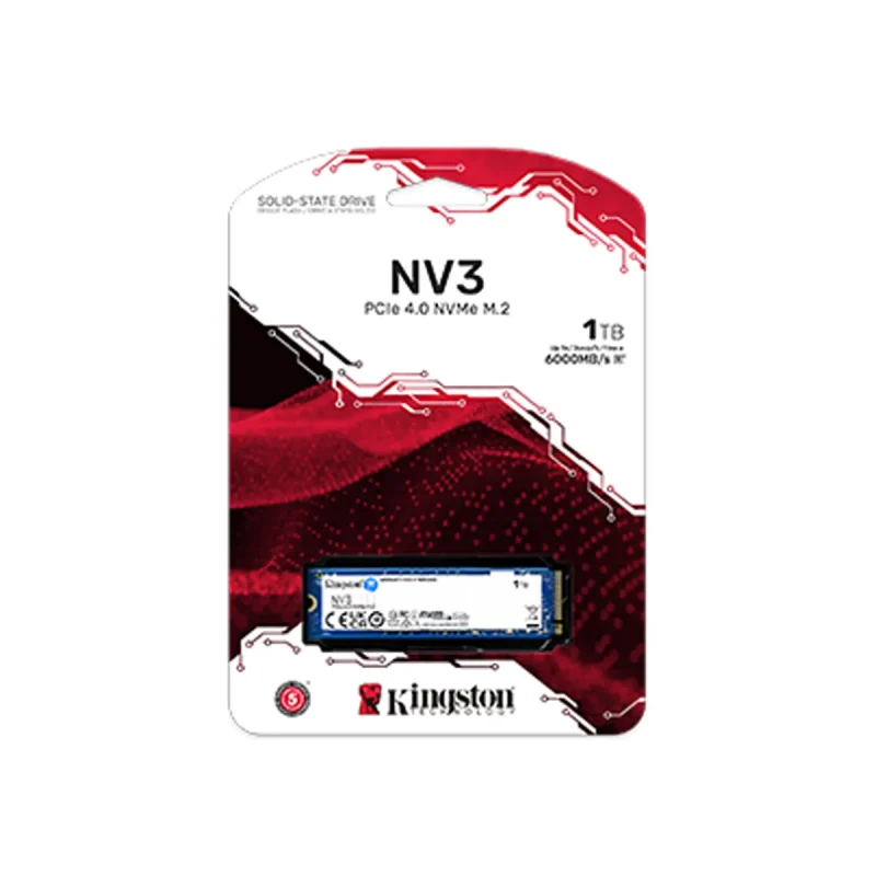 Disco Duro Interno Kingston NV3 1TB SSD Estado Solido 80mm M.2 PCIe