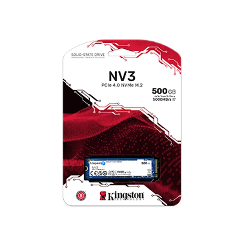 Disco Duro Interno Kingston NV3 500GB SSD Estado Solido 80mm M.2 PCIe