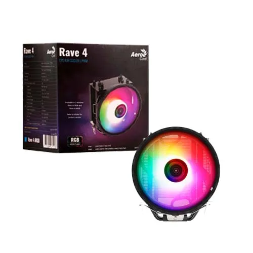 Disipador CPU Aerocool Rave 4 ARGB Refrigeración Por Aire