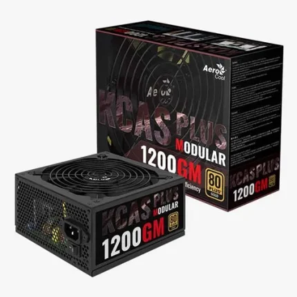 Fuente de Poder Aerocool KCAS PLUS 1200GM 80 Plus Gold ATX 1200W