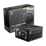 Fuente de Poder MSI MAG A1250GL PCIE5 80 Plus Gold ATX 1250W