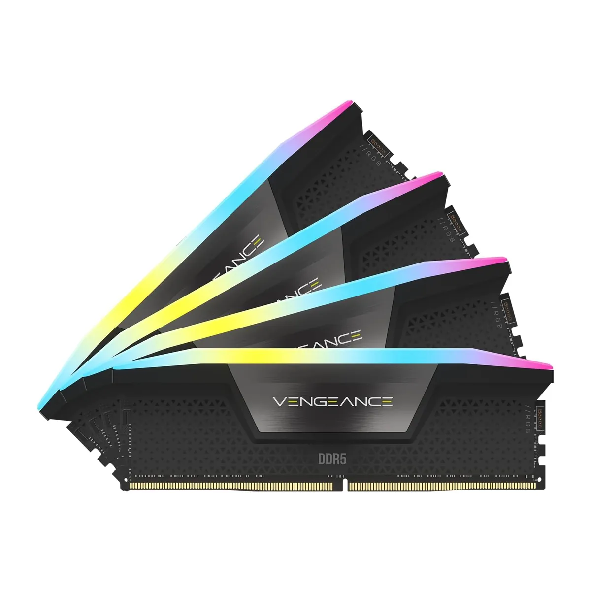 Consiga Memoria RAM Corsair VENGEANCE RGB 96GB KIT 4X24 DDR5 PC5-41600-5200Mhz Soluciones sobresalientes a precios irresistibles Memoria RAM Corsair VENGEANCE RGB 96GB KIT 4X24 DDR5 PC5-41600-5200Mhz