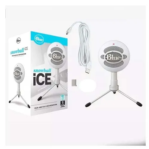 Descubre Micrófono Logitech SNOWBALL ICE Blanco USB Inigualable calidad al menor precio Micrófono Logitech SNOWBALL ICE Blanco USB