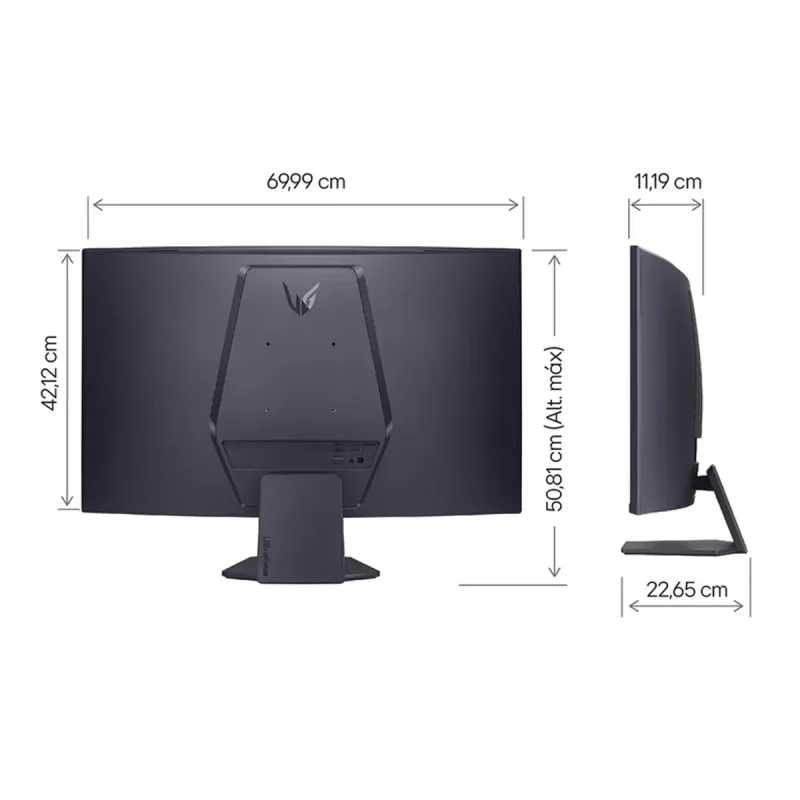 Monitor LG 32GS60QC-B QHD 32"