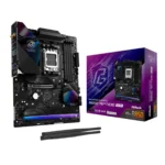 Vista frontal ASRock B850 PG Riptide WiFi AM5