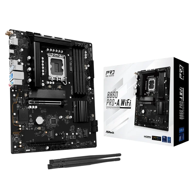 Motherboard Intel ASRock B860 Pro-A WiFi 1851