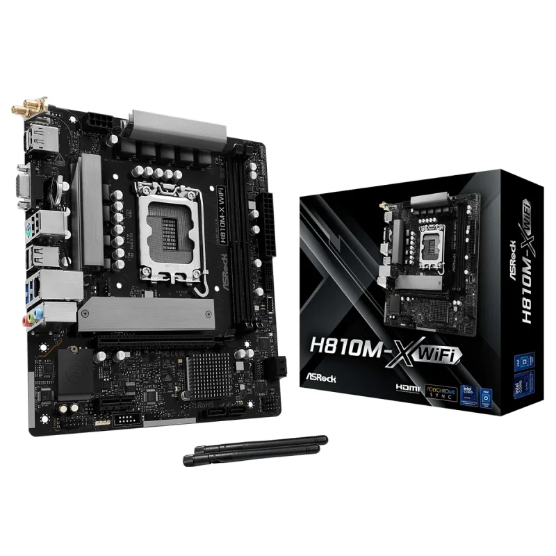 Motherboard Intel ASRock H810M-X WiFi 1851