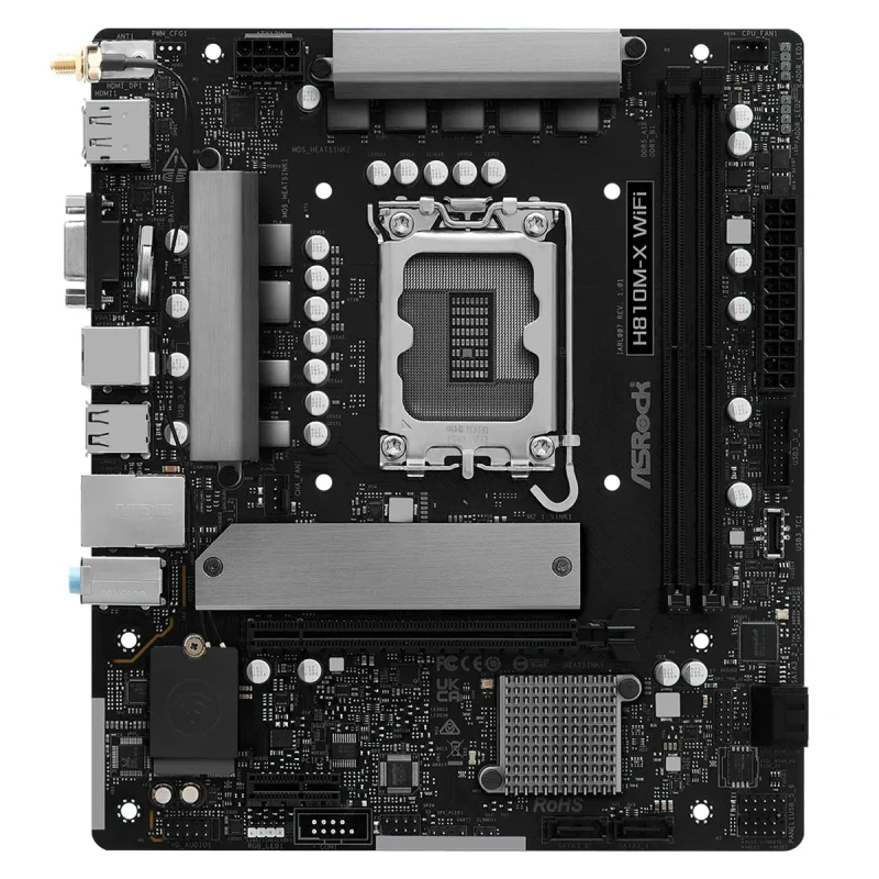 Motherboard Intel ASRock H810M-X WiFi 1851