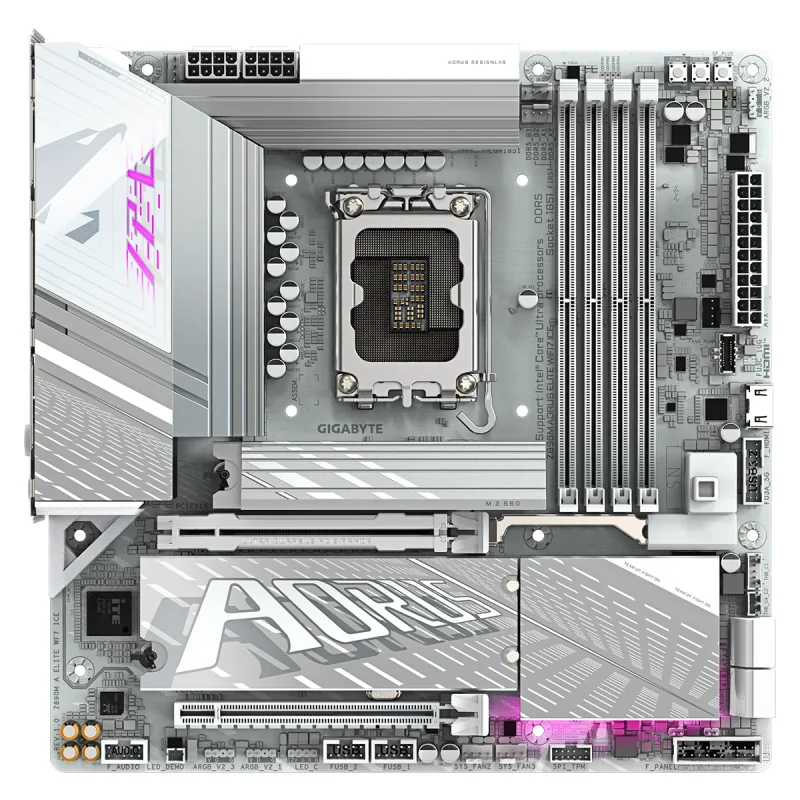 Motherboard Intel Gigabyte Z890M AORUS ELITE WIFI7 ICE 1851