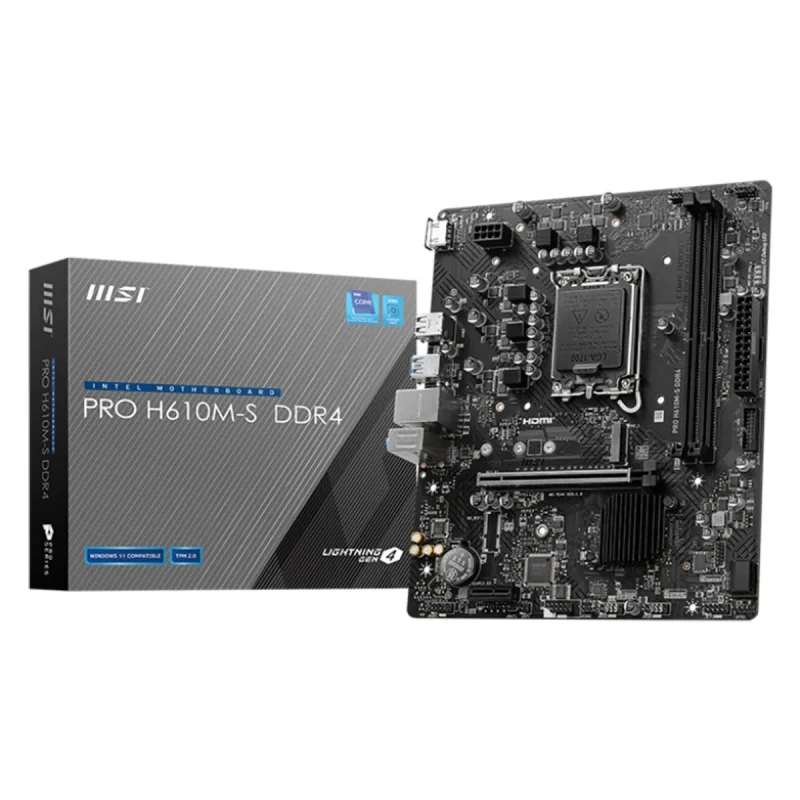 Motherboard Intel MSI PRO H610M-S DDR4 1700