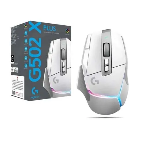 Mouse Logitech G502 X USB Blanco