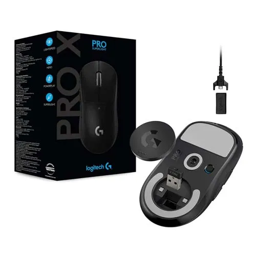 Mouse Logitech PRO X SUPERLIGHT 2 Wireless Negro