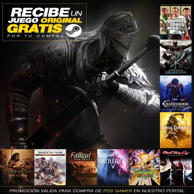 Se muestran algunos juegos que pueden reclamar por la compra