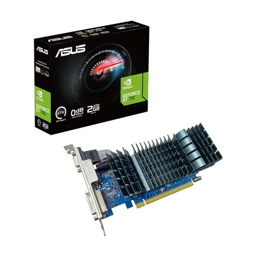 Tarjeta de Video ASUS GeForce 710 EVO GDDR3 2GB NVIDIA