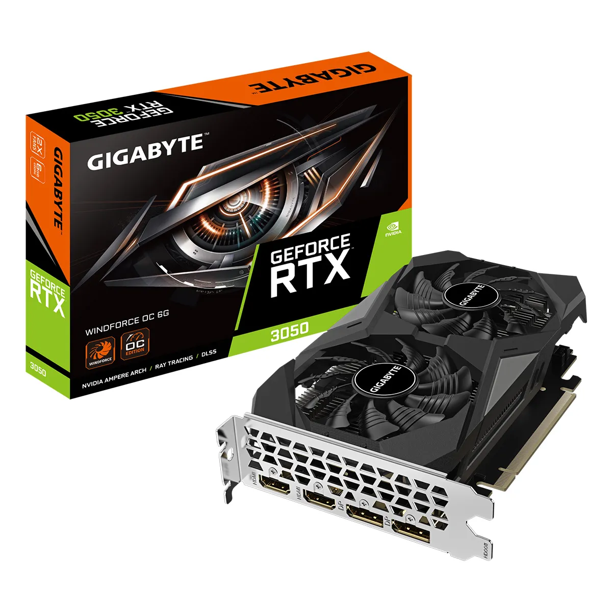 Compre Tarjeta de Video Gigabyte RTX 3050 WINDFORCE OC 6G GDDR6 6GB NVIDIA Soluciones sobresalientes a precios irresistibles Tarjeta de Video Gigabyte RTX 3050 WINDFORCE OC 6G GDDR6 6GB NVIDIA