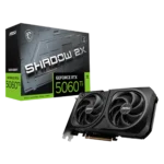 Tarjeta de Video MSI RTX 5060 ti SHADOW 2X PLUS GDDR7 16GB NVIDIA