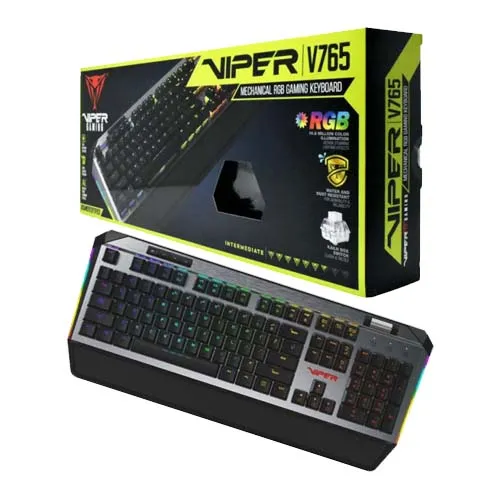 Teclado Patriot Viper V765 RGB MECHANICAL USB Negro
